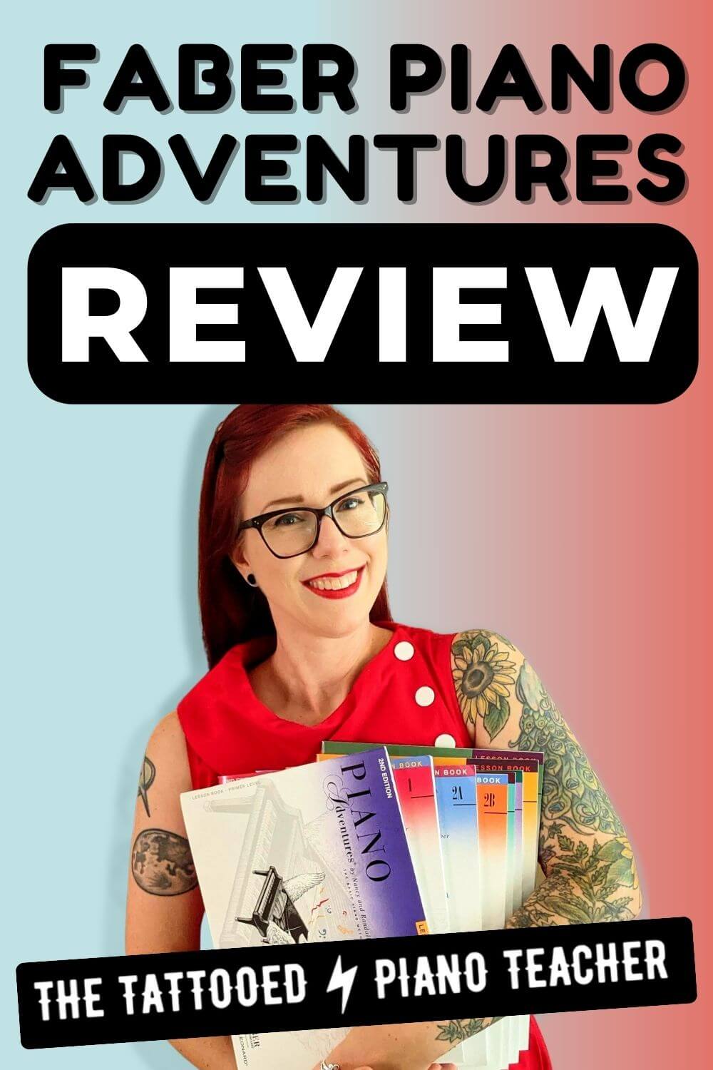 faber piano adventures review. the tattooed piano teacher