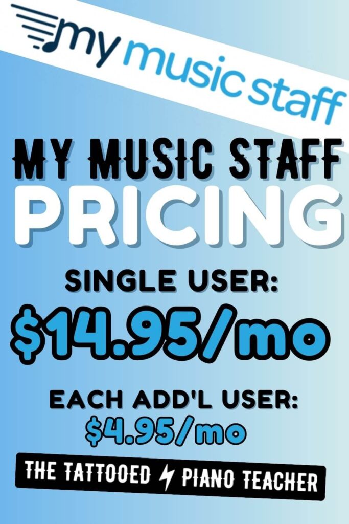 mymusicstaff. my music staff pricing. the tattooed piano teacher.
