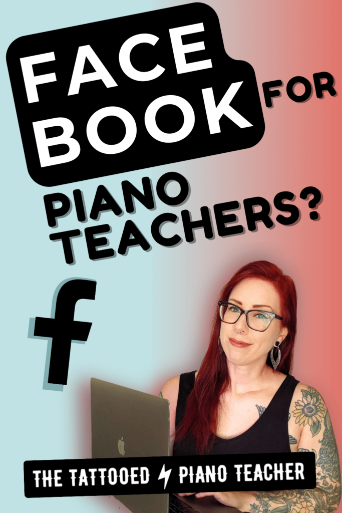 facebook for piano teachers?