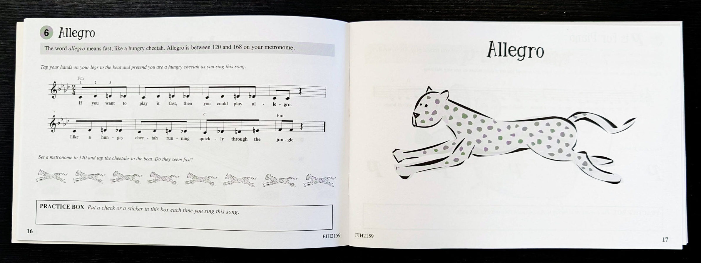 piano made fun for the young. theory made fun. allegro song