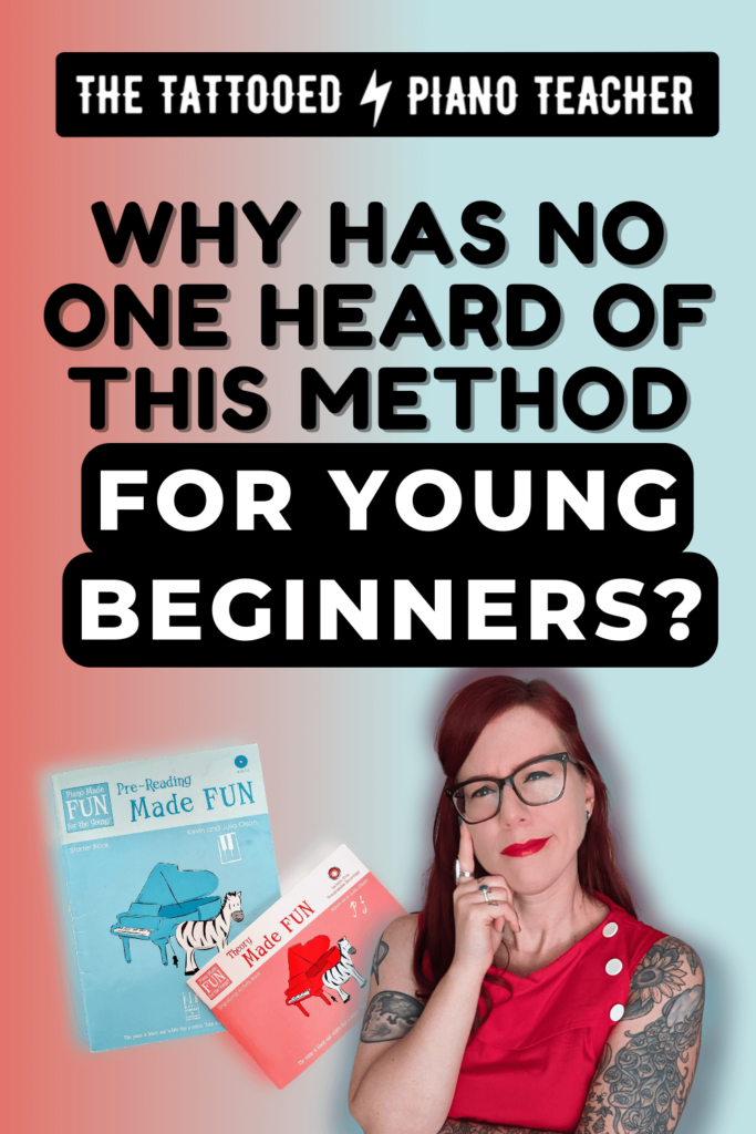 the tattooed piano teacher. why has no one heard of this piano method for young beginners?