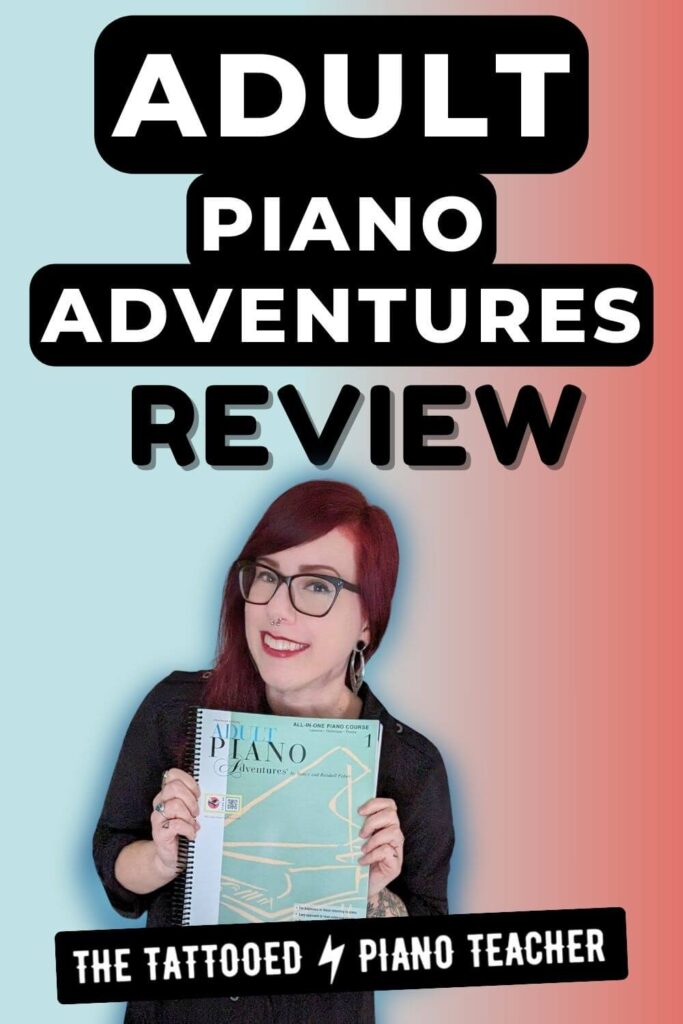 Faber Adult Piano Adventures Review. the tattooed piano teacher