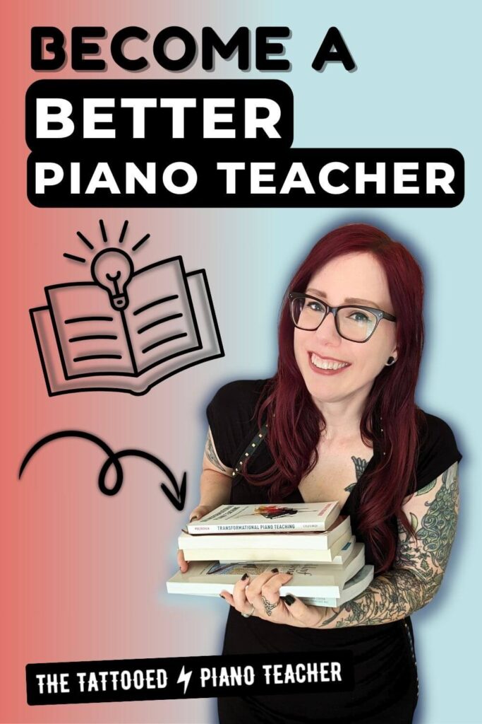 5 books to become a better piano teacher. the tattooed piano teacher