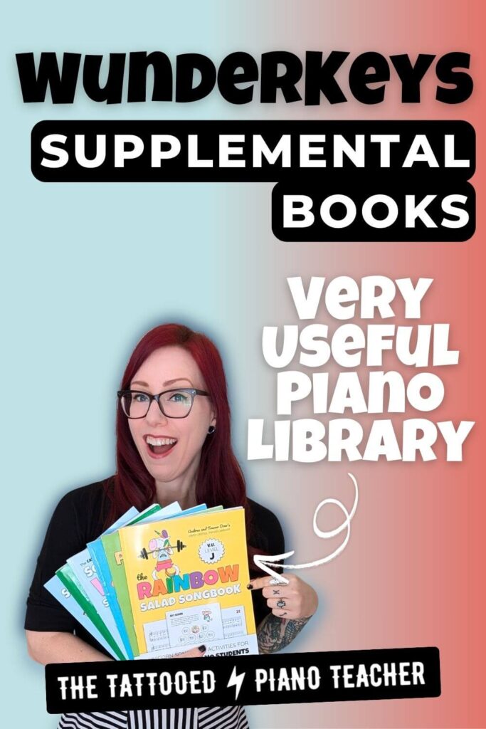 Wunderkeys Supplemental Songbooks. the Very Useful Piano Library piano method review. the tattooed piano teacher.