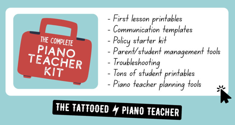 Piano Lesson Plans for New Piano Teachers - The Tattooed Piano Teacher