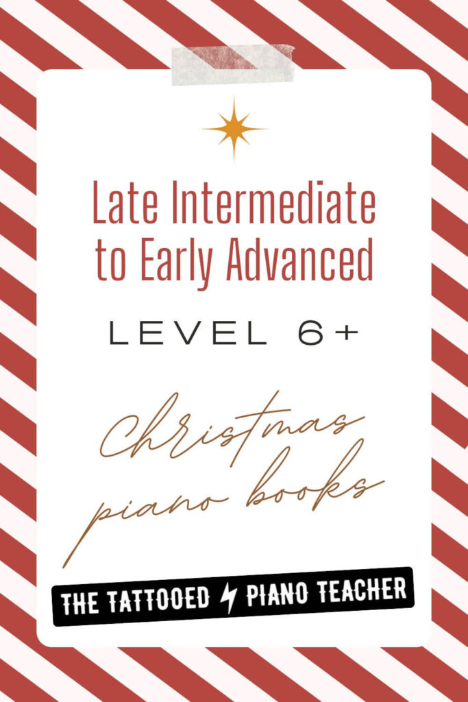 early advanced christmas piano books. the tattooed piano teacher.