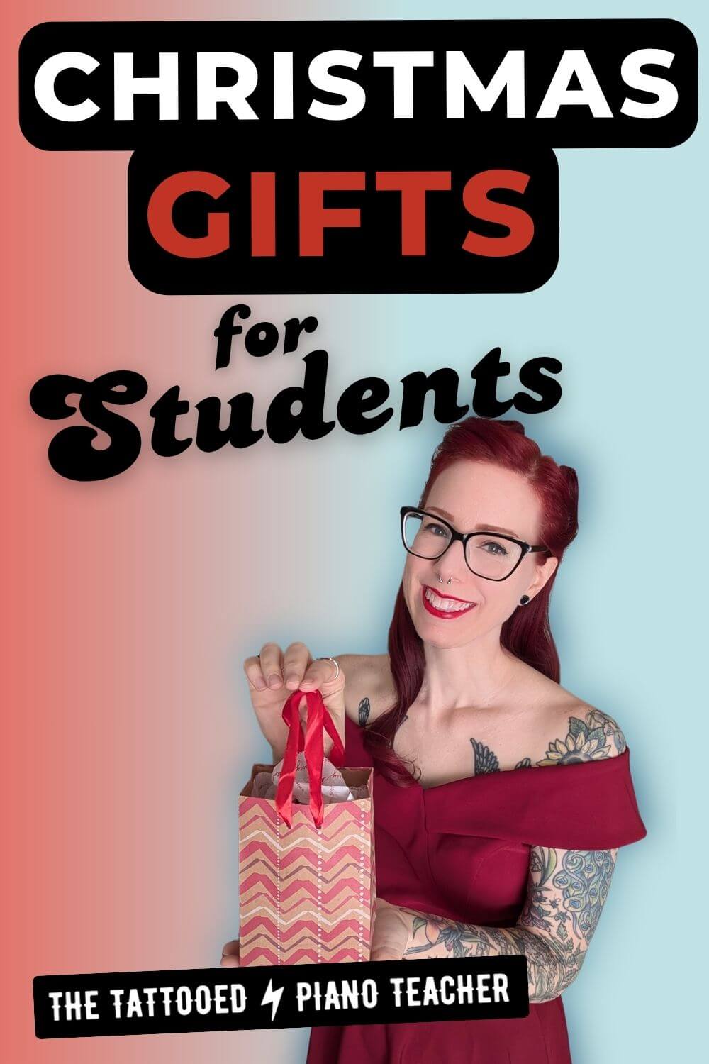 Christmas Gifts for Piano Students. the tattooed piano teacher